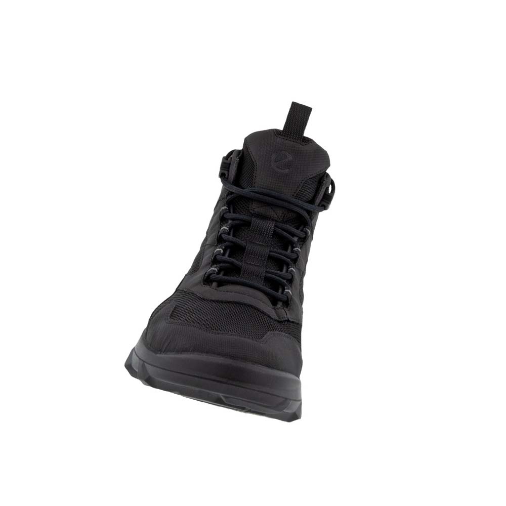 Men's Ecco Mx Mid Gtx Boots Black | Canada 443SGL